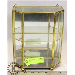 GLASS CURIO CABINET