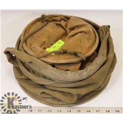 PAIR OF VINTAGE CANVAS MILITARY COLLAPSIBLE BUCKET