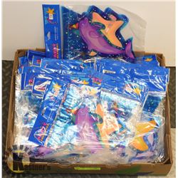 FLAT OF PARTY BANNERS