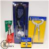 FLAT OF TOOLS INCLUDING MECHANICS STETHOSCOPE