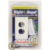 Image 1 : NEW NIGHT ANGEL LIGHTED WALL OUTLET COVER PLATE