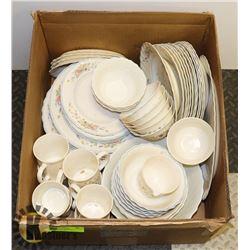 58PC ARCOPAL FRANCE DINNERWARE SET, 8 PLACE