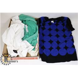 LOT OF 4 LADIES SHIRTS SZ SMALL AND MED