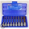 Image 1 : 10 PIECE-1/2" DRIVE EXTRA LONG HEX BIT SOCKET SET