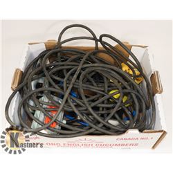 LOT OF ASSORTED POWER CABLES