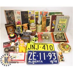 VINTAGE EX-LARGE OF COLLECTIBLES (2) ALTA