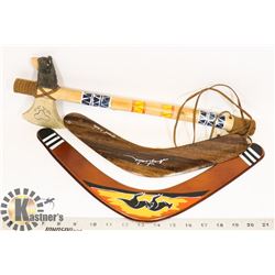 A LOT OF 2 BOOMERANGS MADE IN