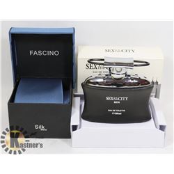 FASCINO SILK TIE AND SEX IN THE CITY MEN.