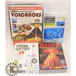 SEALED 4 KIDS SCIENCE PROJECTS WONDERS