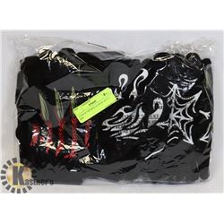 12 PACK THEMED GLOVES ADULT SIZE