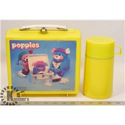 VINTAGE 1986 POPPLES YELLOW PLASTIC