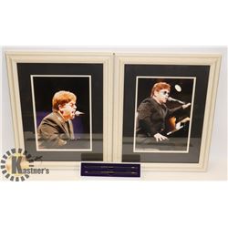 A LOT OF 2 ELTON JOHN ORIGINAL FRAMED
