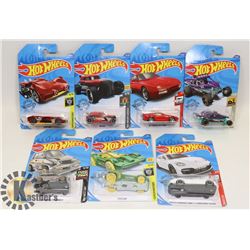 LOT OF 7 NEW COLLECTIBLE HOT WHEELS CARS
