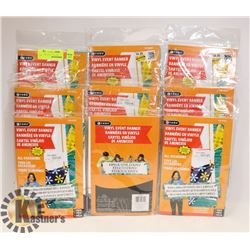 9 VINYL EVENT BANNERS