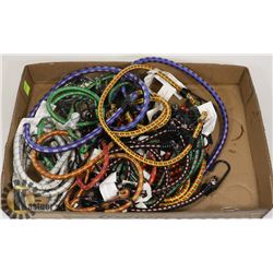 LOT OF ASSORTED HEAVY DUTY STRETCH CORDS