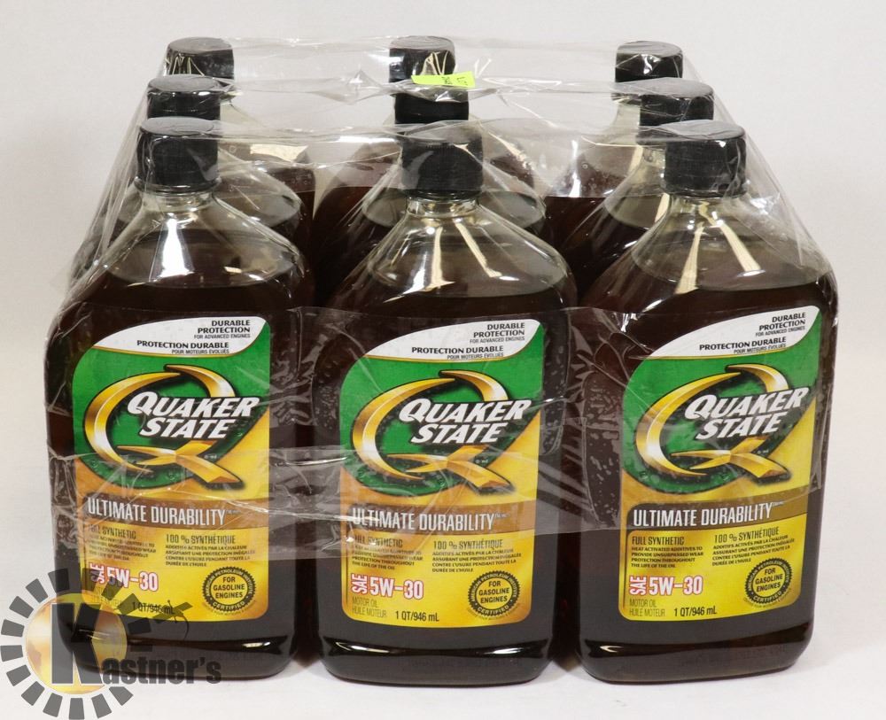 9 QUARTS OF FULL SYNTHETIC MOTOR OIL Kastner Auctions