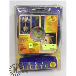 8 FUNCTION TECH LIGHTS.