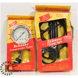 SCHAUER COMPRESSION TESTER & TIMING LIGHT