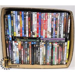 BOX W/OVER 65 DVD MOVIES - GENERAL,
