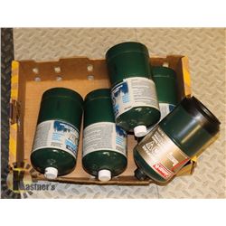 LOT OF 5X 16.4OZ PROPANE CYLINDERS