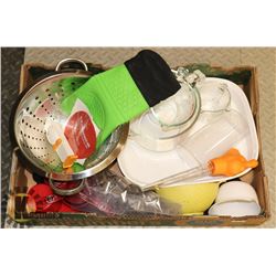 FLAT W/BAKING ACCESSORIES INCL. PYREX