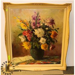 XL FLOWER IN VASE PAINTING.
