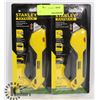 Image 1 : LOT OF 2 STANLEY FATMAX SQUEEZE SAFETY KNIFES