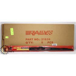 PACK OF 5 NEW 24" ULTRA VISION WIPER BLADES