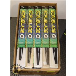 CASE OF 50 NEW SCRUBLADE 18" WIPER BLADES
