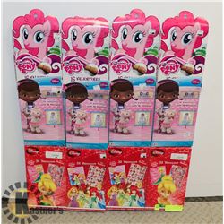 LOT OF 12 NEW VALENTINES FUN PACKS