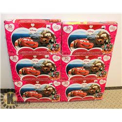 6 NEW VALENTINE CANDY CARDKITS W/ LOLIPOP!