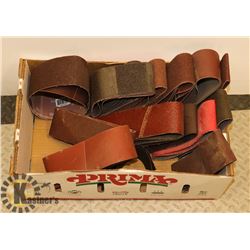 35 POWER SANDER BELTS 3" X 21"