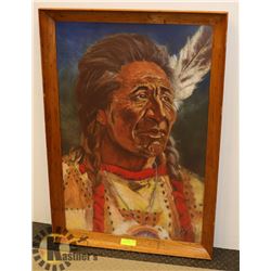 XL ABORIGINAL PORTRAIT.