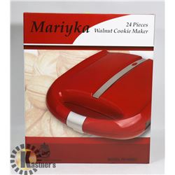 UKRAINIAN WALNUT COOKIE MAKER RED.