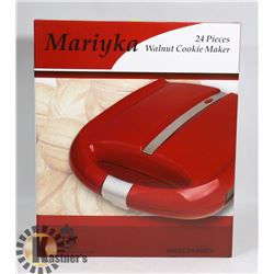 UKRAINIAN WALNUT COOKIE MAKER RED.