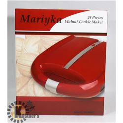 UKRAINIAN WALNUT COOKIE MAKER RED.