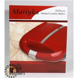UKRAINIAN WALNUT COOKIE MAKER RED.