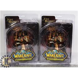 LOT OF 2 WOW JUDGE MALTHRED ACTION FIGURES