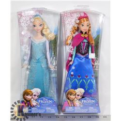 FROZEN ELSA AND ANNA ACTION FIGURES