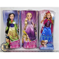 LOT OF THREE DISNEY ACTION FIGURES