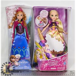 LOT OF TWO DISNEY PRINCESS ACTION FIGURES