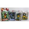 Image 1 : LOT OF 4 NFL PLAYER ACTION FIGURES
