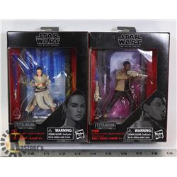 TWO STAR WARS TITANIUM SERIES FIGURES (08, 09)