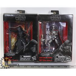 TWO STAR WARS TITANIUM SERIES FIGURES (06,07)
