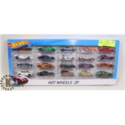 LOT OF 20 NEW HOTWHEELS COLLECTORS CARS IN