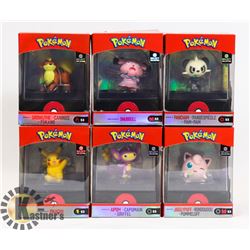 COMPLETE SET OF 6 POKÉMON SELECT COLLECTORS