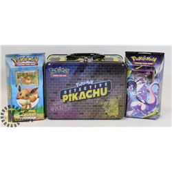 LOT OF POKÉMON THEME DECKS & COLLECTORS TINS