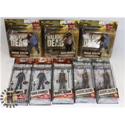 FLAT OF ASSORTED WALKING DEAD FIGURES