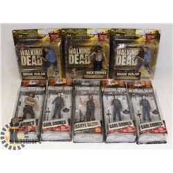 BOX OF ASSORTED WALKING DEAD FIGURES