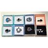 Image 1 : 4)  LOT OF 6 PREMIUM RINGS